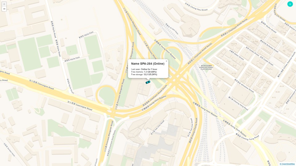 Live fleet monitoring